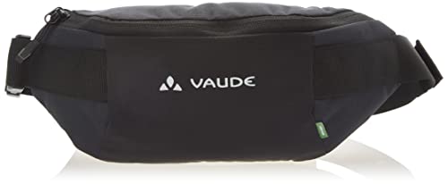 VAUDE Hüfttasche Tecomove II in Schwarz, 2 Liter Unisex Bauchtasche für Damen & Herren, ideal für den Alltag oder Reisen, mit diebstahlsicherem Reißverschlussfach