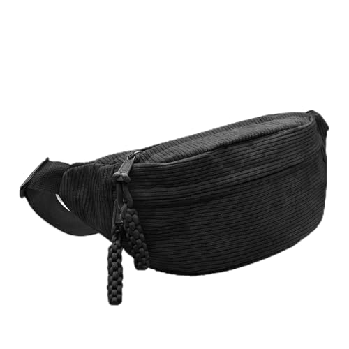 Bauchtasche Großes Fassungsvermögen Verstellbar Crossbody Bag Unisex Gürteltasche Modisch Hüfttasche Jungen und Mädchen für Freizeitsport Outdoor-Aktivitäten Reisen Laufen und Schule