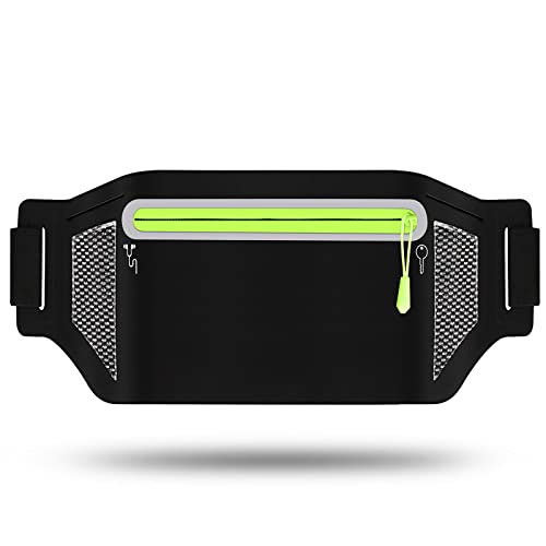 Winzwon Laufgürtel für Handy, Bauchtasche Geschenke für Damen und Herren Läufer, wasserdichte Sport Hüfttasche, Geldgürtel Laufen Zubehör für Joggen, Fitness, Radfahren und Reisen