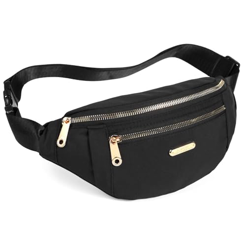Bauchtasche für Damen und Herren Gürteltasche Verstellbarer Gurt Hüfttasche, Bauchtasche Damen Stylisch, Lässige Stylisch Hüfttasche für Camping Wandern Fitness Fahrrad Reisen